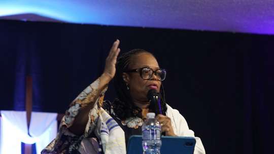 Rev. Paulette Banim ministering in Ohio