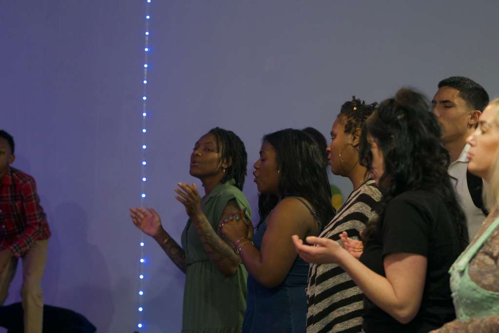 Intercessor in deep prayer